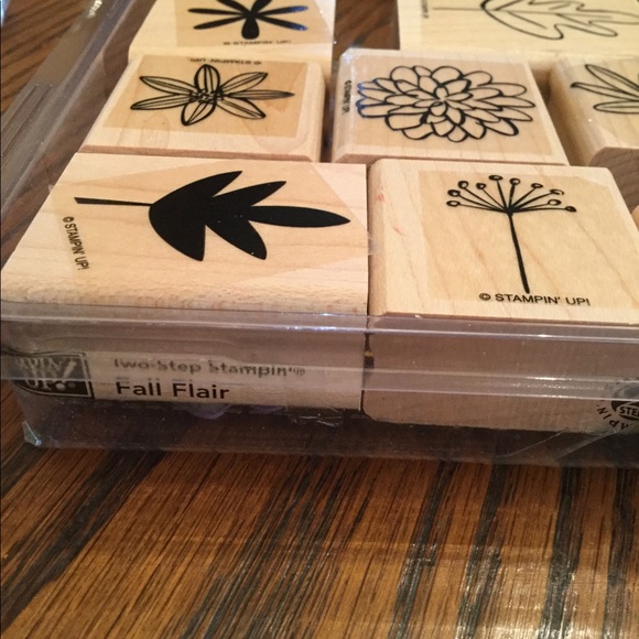 Fall Flair rubber stamp set - Picture 3 of 4